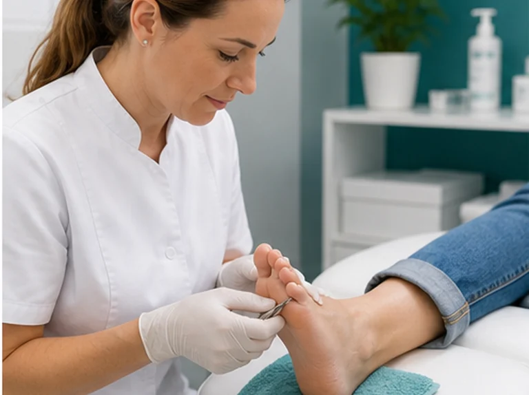 Pedicurebehandeling in professionele praktijk