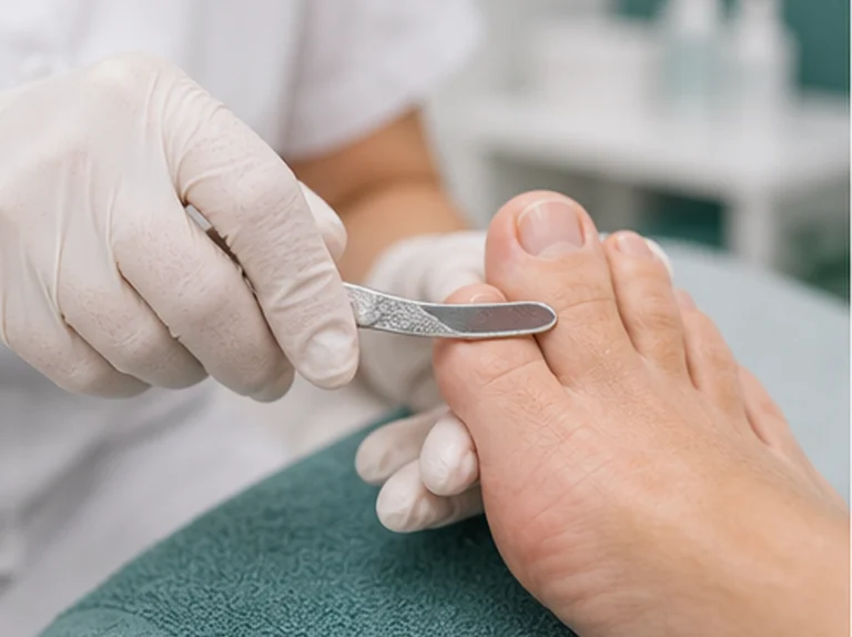 Teennagels vijlen na knippen